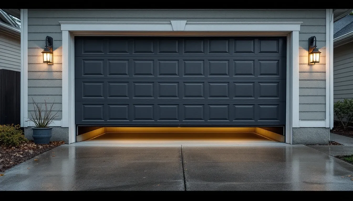 Bent Garage Door Track Repair in Boise